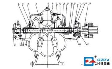中開(kāi)泵的結(jié)構(gòu)圖